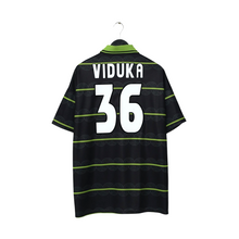 Load image into Gallery viewer, 1999/00 Viduka #36 Celtic Vintage Umbro Away Football Shirt (XL)0
