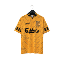 Load image into Gallery viewer, 1994/96 Barnes #10 Liverpool Vintage adidas Third Football Shirt (S)1
