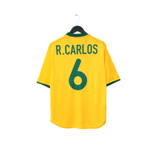 Load image into Gallery viewer, 2000/02 Roberto Carlos #6 Brazil Vintage Nike Home Football Shirt (S/M)0
