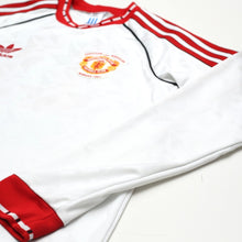 Load image into Gallery viewer, 1991 Sharpe #11 Manchester United L/S adidas Cup Winners Cup Football Shirt (S)5
