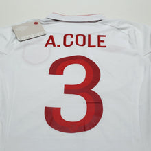 Load image into Gallery viewer, 2012/13 Cole #3 England Vintage Umbro Home Football Shirt (38) 100th Cap BNWT12
