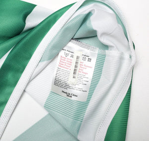 2003/04 LARSSON #7 Celtic Vintage Umbro European Home Football Shirt (L)