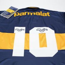 Load image into Gallery viewer, 1994/95 Maradona #10 Boca Juniors Olan Reissue Home Football Shirt 44 (L) BNWT10
