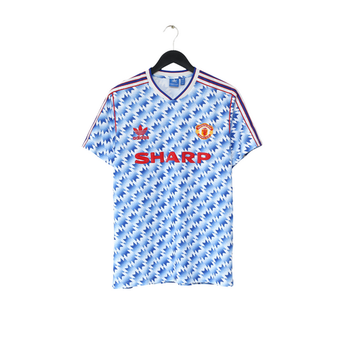 1990/92 MANCHESTER UNITED Retro adidas Originals Away Football Shirt (M/L)0