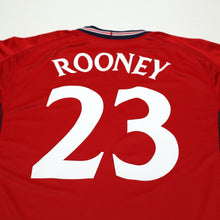 Load image into Gallery viewer, 2002/04 Rooney #23 England Vintage Umbro Away Debut Football Shirt (M) Australia11
