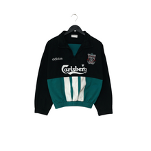Load image into Gallery viewer, 1993/95 Liverpool Vintage adidas Football Training Drill Top (XS) 34/360
