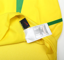 Load image into Gallery viewer, 2002/04 RONALDO #9 Brazil Vintage Nike WC 2002 Home Football Shirt (L)

