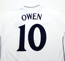 Load image into Gallery viewer, 2001/03 OWEN #10 England Vintage Umbro Home Football Shirt (XL) WC 2002 BRAZIL
