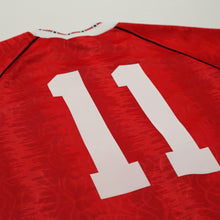 Load image into Gallery viewer, 1990/92 Kanchelskis #11 Manchester United Retro adidas Home Football Shirt (M/L)11
