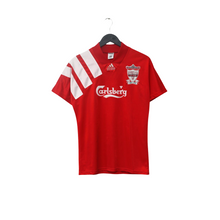 Load image into Gallery viewer, 1992/93 Liverpool Vintage adidas Equipment Home Football Shirt (S) 34/36
