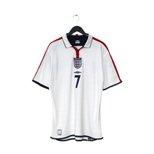 Load image into Gallery viewer, 2003/05 Beckham #7 England Vintage Umbro Home Football Shirt (XL) EURO 20041
