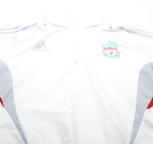 Load image into Gallery viewer, 2008/09 LIVERPOOL adidas Formotion Football Player Issue 1/4 Zip Training Top (M)
