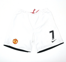 Load image into Gallery viewer, 2007/09 RONALDO #7 Manchester United Vintage Nike Home Football Shorts (S/M)
