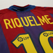 Load image into Gallery viewer, 2002/03 Riquelme #10 Barcelona Vintage Nike Home Football Shirt (M) Player Spec13
