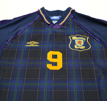 Load image into Gallery viewer, 1994/96 McCOIST #9 Scotland  Euro 96 Umbro Home Football Shirt (L) Rangers
