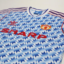 Load image into Gallery viewer, 1990/92 Sharpe #7 Manchester United Retro adidas Away Football Shirt (M)
