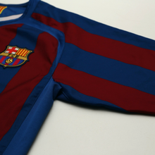 Load image into Gallery viewer, 2005/06 Ronaldinho #10 Barcelona Vintage Nike Home Football Shirt (M)5
