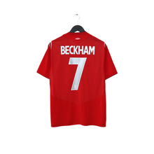 Load image into Gallery viewer, 2004/06 Beckham #7 England Vintage Umbro Away Football Shirt (M) EURO 20040
