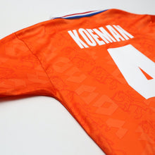Load image into Gallery viewer, 1994 Koeman #4 Holland Vintage Lotto Home Football Shirt (M) Netherlands12
