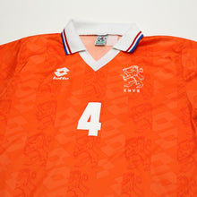Load image into Gallery viewer, 1994 Koeman #4 Holland Vintage Lotto Home Football Shirt (M) Netherlands2
