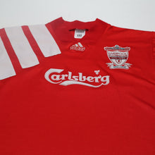 Load image into Gallery viewer, 1992/93 Liverpool Vintage adidas Equipment Home Football Shirt (S) 34/36
