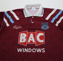 Load image into Gallery viewer, 1991/92 WEST HAM UNITED Vintage Bukta Home Football Shirt (L) 42/44
