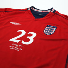 Load image into Gallery viewer, 2002/04 Rooney #23 England Vintage Umbro Away Debut Football Shirt (M) Australia4
