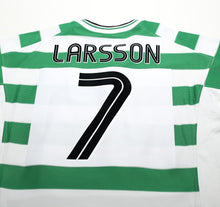 Load image into Gallery viewer, 2001/03 LARSSON #7 Celtic Umbro European Home Football Shirt (L)
