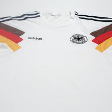 Load image into Gallery viewer, 1992/94 Germany Vintage adidas Home Football Cotton Tee Shirt (L) EURO 92
