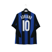 Load image into Gallery viewer, 2005/06 Adriano #10 Inter Milan Vintage Nike Home Football Shirt (L)0
