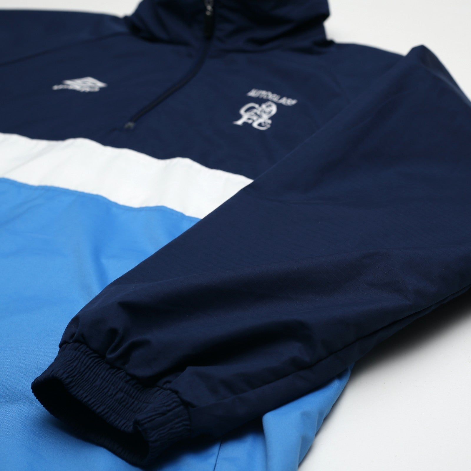 1999/01 Chelsea Vintage Umbro 1/4 Zip Football Training Jacket (L
