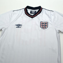 Load image into Gallery viewer, 1986 BARNES #19 England Retro Umbro Home Football Shirt (S) Mexico World Cup2
