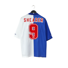 Load image into Gallery viewer, 1994/96 Shearer #9 Blackburn Rovers Vintage ASICS Home Football Shirt (XL)0
