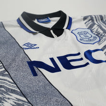 Load image into Gallery viewer, 1994/95 Ferguson #9 Everton Vintage Umbro Away Football Shirt (L)6
