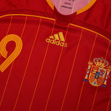 Load image into Gallery viewer, 2006/08 F. Torres #9 Spain Vintage adidas Home Football Shirt (L) World Cup 20066
