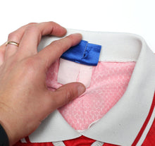 Load image into Gallery viewer, 1998/99 LITMANEN #10 Ajax Vintage Umbro Home Football Shirt (M) Finland
