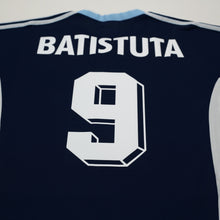 Load image into Gallery viewer, 1998/99 Batistuta #9 Argentina Vintage adidas Away Football Shirt (L) WC 199811
