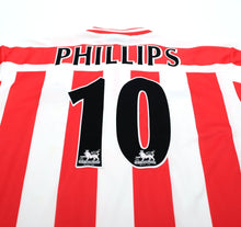 Load image into Gallery viewer, 1999/00 PHILLIPS #10 Sunderland Vintage Asics Home Football Shirt (L)
