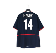 Load image into Gallery viewer, 2002/03 HENRY #14 Arsenal Vintage Nike Away Football Shirt (XL)
