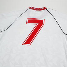 Load image into Gallery viewer, 1991 Robson #7 Manchester United Retro adidas Cup Winners Cup Football Shirt (M)9
