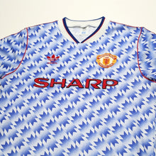 Load image into Gallery viewer, 1990/92 Manchester United Vintage adidas Away Football Shirt (M) 38/402

