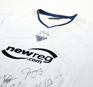 2002/03 MCKENNA #16 Preston North End VOI Home LS Football Shirt (L) Matchworn