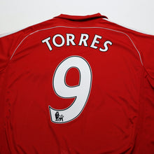 Load image into Gallery viewer, 2006/08 Torres #9 Liverpool Vintage adidas Home Football Shirt (XL)8
