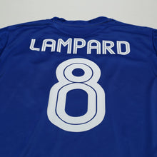 Load image into Gallery viewer, 2005/06 Lampard #8 Chelsea Vintage Umbro Centenary UCL Home Football Shirt (L)10
