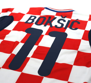 2000/02 BOKŠIČ #11 Croatia Vintage Nike Home Football Shirt (S/M)