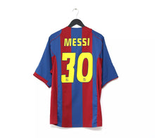 Load image into Gallery viewer, 2004/05 MESSI #30 Barcelona Vintage Nike Home Football Shirt (XXL)
