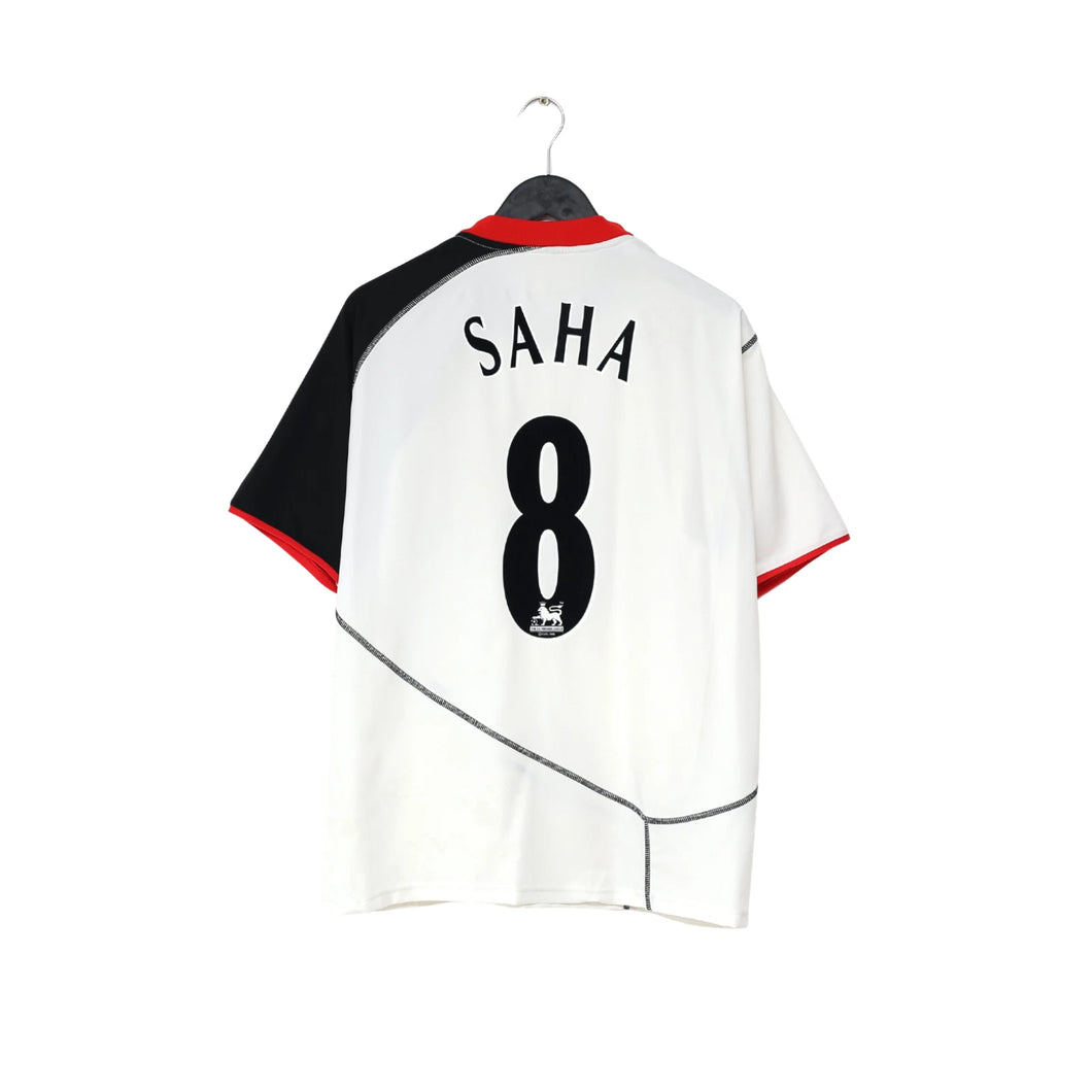 2003/05 SAHA #8 Fulham Vintage PUMA Home Football Shirt (L)