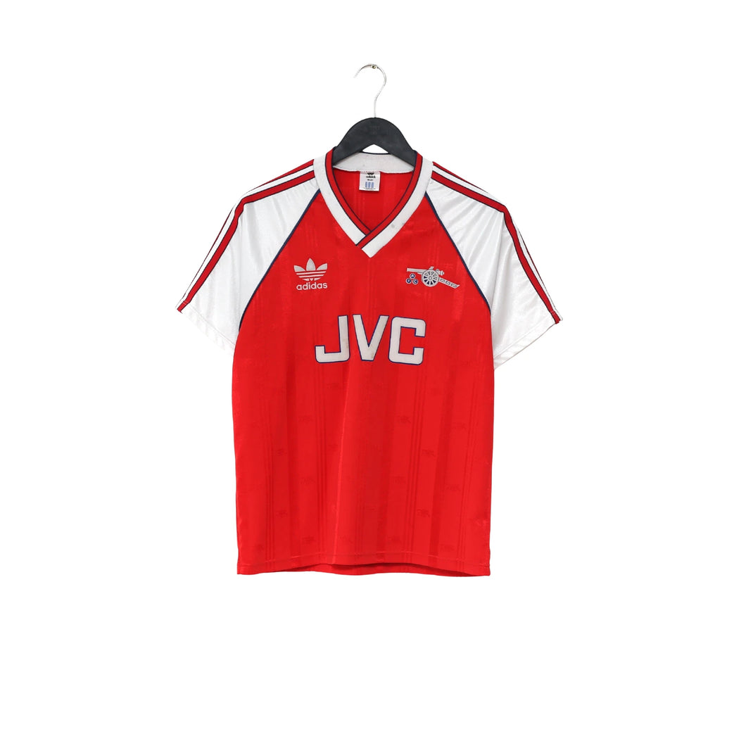 1988/90 ARSENAL Vintage adidas Home Football Shirt (38/40) (S)