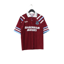 Load image into Gallery viewer, 1991/92 WEST HAM UNITED Vintage Bukta Home Football Shirt (S) 34/36
