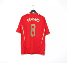 Load image into Gallery viewer, 2005/06 GERRARD #8 Liverpool Vintage Reebok UCL Home Football Shirt Jersey (L)
